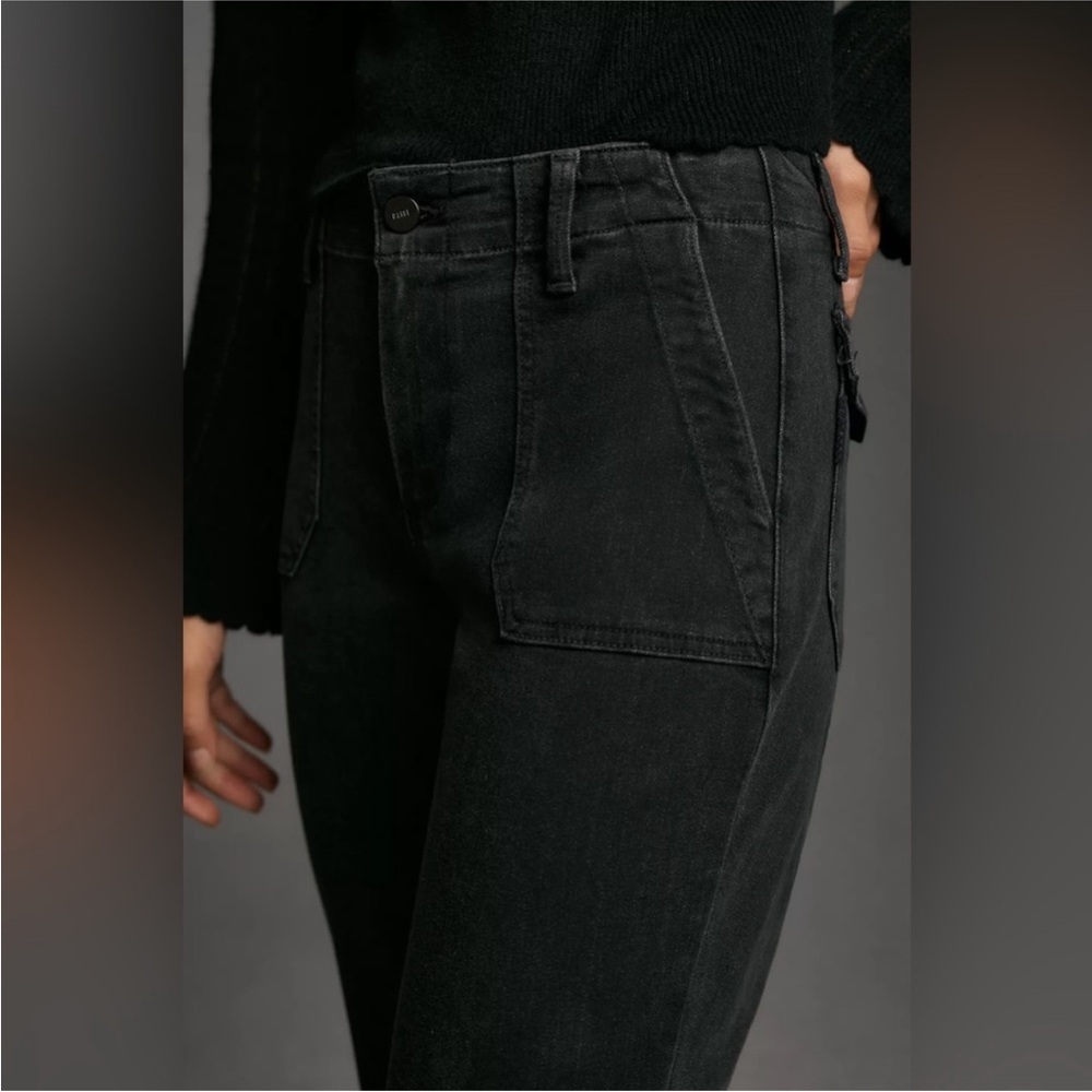 PAIGE Mayslie Mid-Rise Jogger Jeans 28 faded mist - Picture 3 of 11